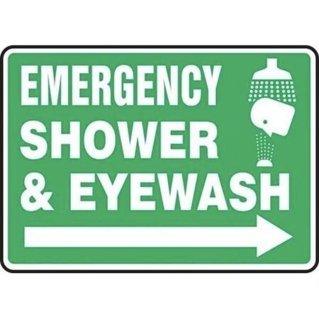 Accuform SAFETY SIGN EMERGENCY SHOWER MFSD552XT MFSD552XT